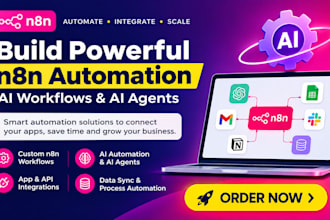build n8n automation, n8n ai workflows and n8n ai agents, ai automation workflow