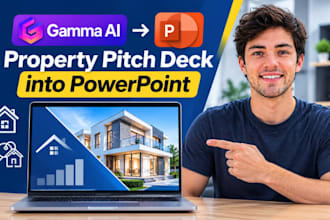 redesign your gamma ai property pitch deck into powerpoint professionally