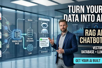 build rag ai chatbot with vector database and llm