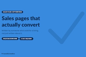 write high converting sales page copy that turns visitors into buyers
