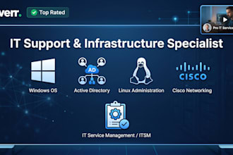 it support windows networks active directory web development