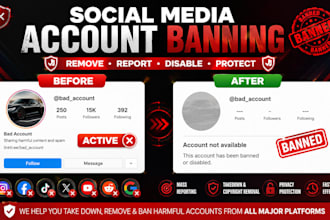 fb ig banning remove takedown harassing defaming from tiktok youtube reddit dmca