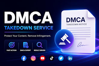 file dmca takedown notice for copyright infringement content removal