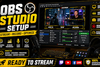 setup and optimize obs studio for streaming and recording