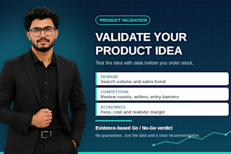 do amazon private label product validation with competitor data