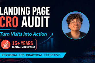do a landing page audit and conversion rate optimization