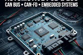 design can bus pcb, automotive ecu and embedded systems