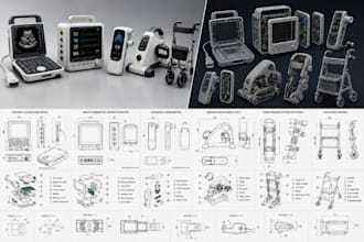 design portable medical devices, diagnostic equipment, rehabilitation products