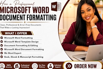 create edit design format microsoft word document ms word expert document design