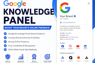 create verified google knowledgepanel for company