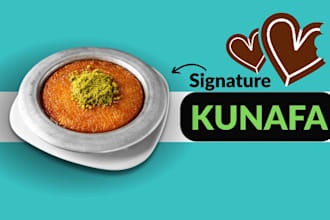 design modern food menu board, web banner and online restaurant menu