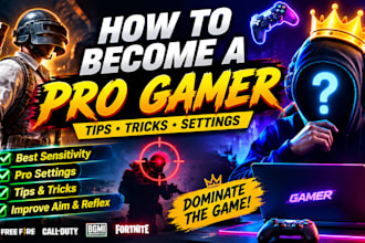design eye catching youtube thumbnails for gaming videos