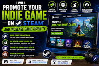 promote your steam game and hejp genuine wishlist