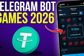 create telegram game bot, dice game, coinflip game, spin2win game, jackpot game