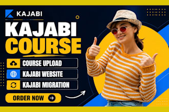 design kajabi website and landing page with sales funnel for course launch