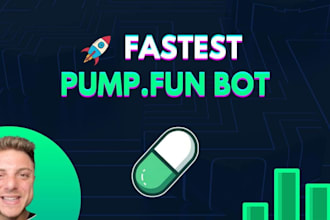 deliver a front running bot, telegram bot, pump fun bot on solana