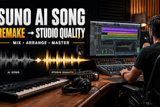remake your suno ai song with studio quality sound