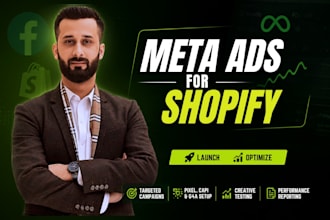 handle facebook meta ads campaign, for shopify ecommerce brands