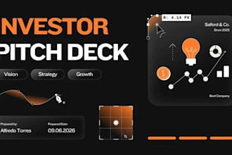 design dtc brand pitch deck ecommerce investor deck