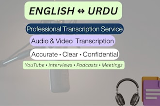 transcribe audio and video accurately