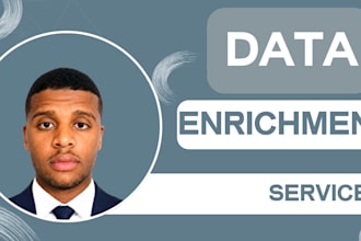 do data enrichment,and missing data collection