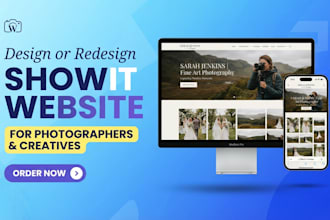 design showit photography website portfolio website personal gallery website