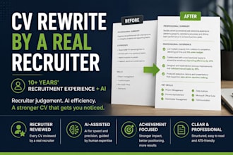rewrite your CV with ai and real recruiter expertise