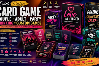 design card game couple adult card game party card game drinking card game