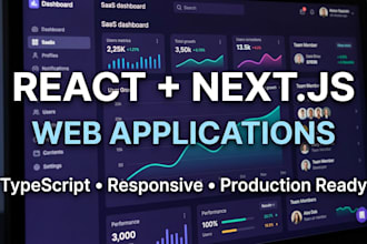 develop your react next js frontend with typescript