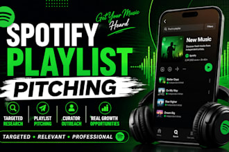 pitch your music to spotify playlists for playlist promotion