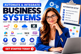 automate n8n trainerize jobnimbus zendesk clay dubsado zenoti wix woocommerce