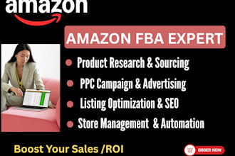 be your amazon fba virtual assistant for store management