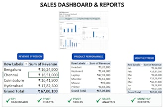 create professional microsoft excel dashboards and reports