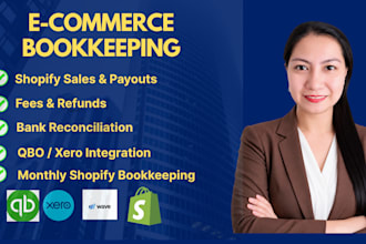 do shopify bookkeeping in quickbooks or xero