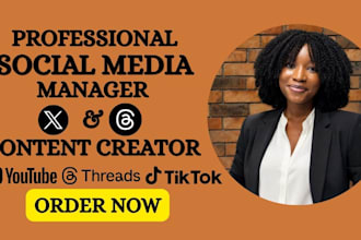be your professional social medial manager