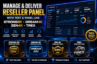 configure reseller panel, strong 8k, trex, sltv, lion ott, mega, reseller web