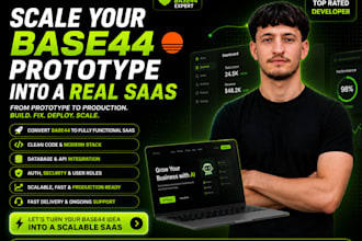 scale your base44 prototype into a real saas