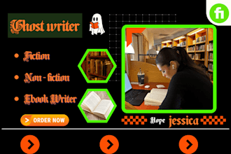 ghostwrite a quality non fiction book or ebook on any topic