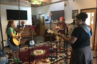 record fiddle,banjo guitar mandolin, drum,harmonica bass,dobro for country song