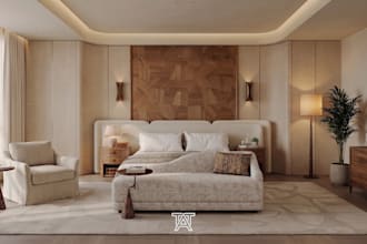 create a render bedroom design