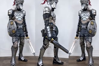 create custom 3d wearable cosplay armor helmet masks props with printable stl