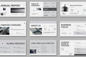 design annual report corporate report,  company profile