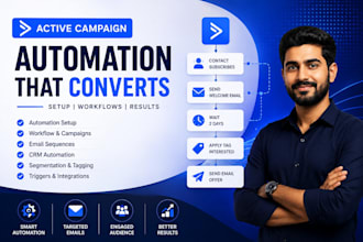 setup activecampaign email marketing automation and workflows