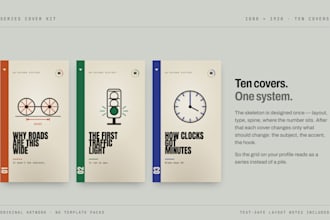 design a matching cover kit for your short form video series
