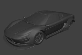 custom 3d car body kits, vanilla cars, bumpers, rc cars, car models and renders