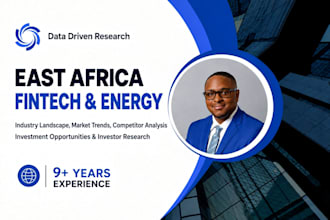 research the fintech or energy landscape in east africa for investors