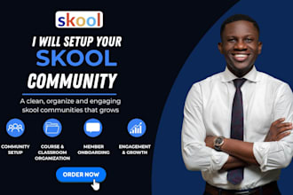 setup skool community skool setup skool manager skool online course skool