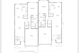 design house plan or floor plan in autocad