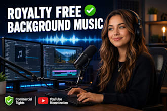 produce custom royalty free background music for your youtube videos