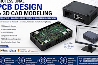 design pcb enclosure, 3d cad modelling pcb layout industrial pcb design pcb cad